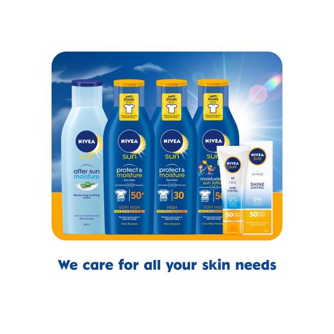 【Discounted】Nivea Sun Kids Spf50+ Moisturising Sun Lotion For All Skin Types - 200 Ml
