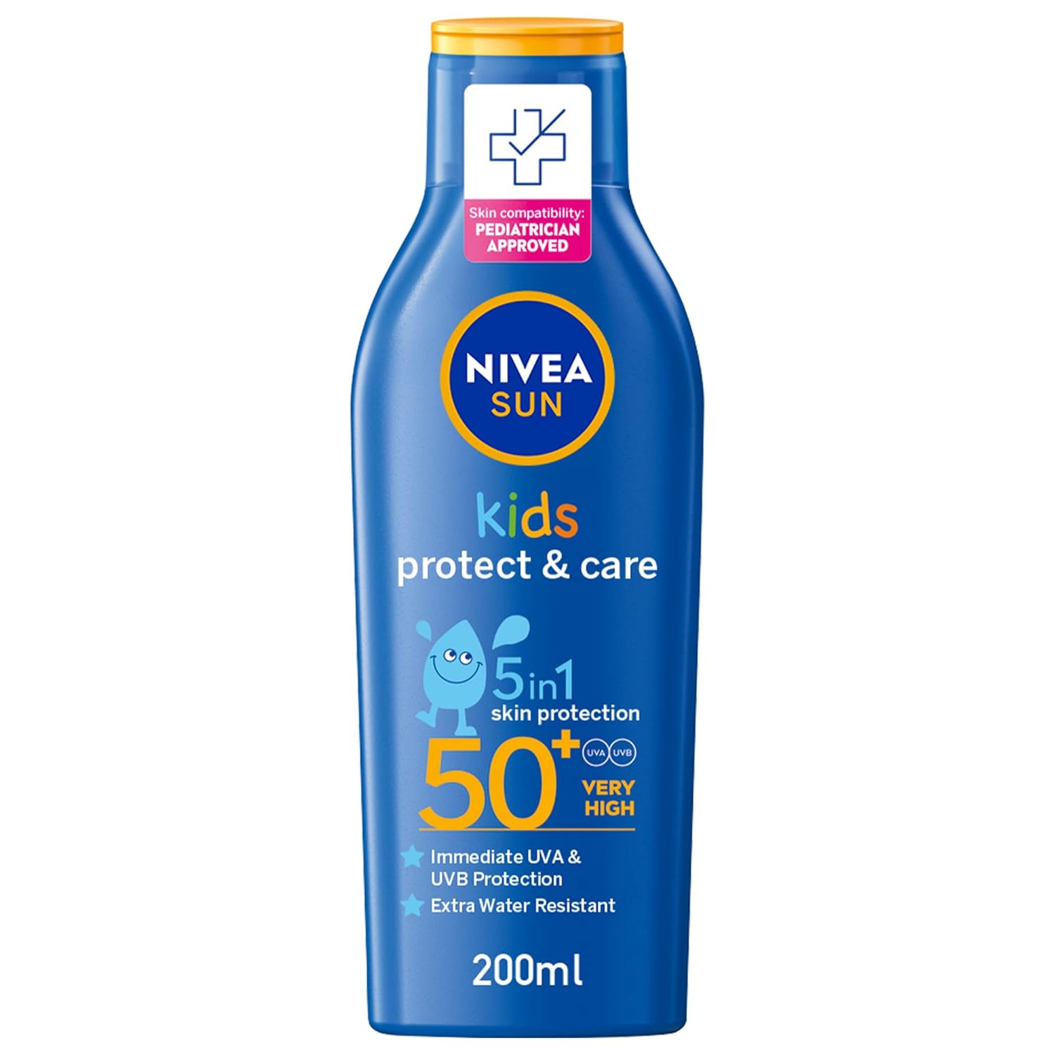 【Discounted】Nivea Sun Kids Spf50+ Moisturising Sun Lotion For All Skin Types - 200 Ml
