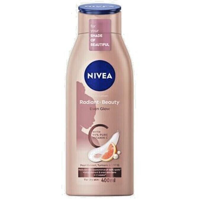 NIVEA Radiant & Beauty Even Glow Body Lotion For Women - 400ml - Pack Of 2