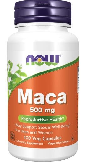 Now Maca 500 mg Veg Capsules 100s