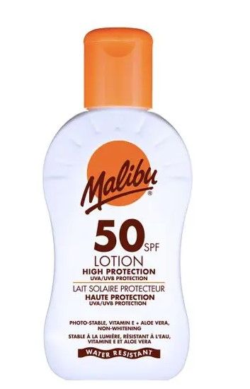 Malibu SPF50 Sunscreen Lotion 200ml