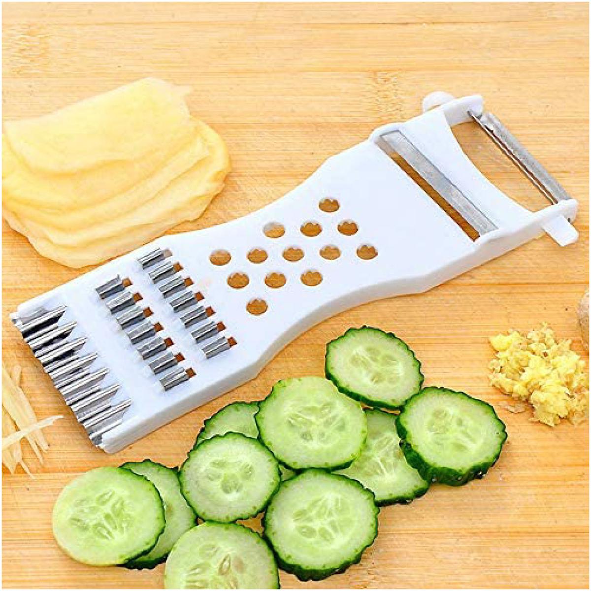 5 In 1 Slicer Peeler Grater Fruit And Vegetable Cutter - 2PCS