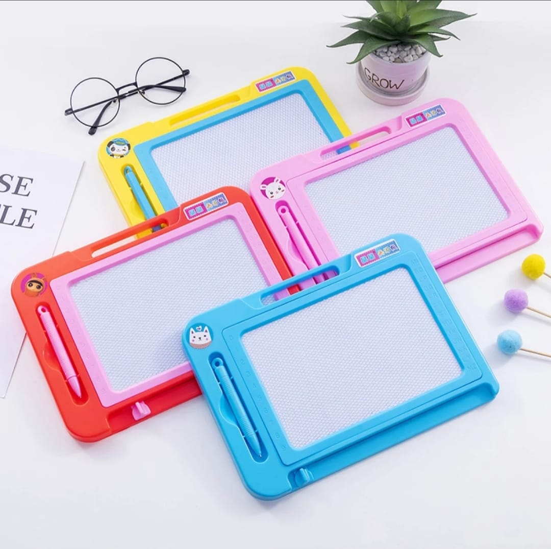 Kids Writing/Drawing Magnetic Board With Pen Preschool Toy - Small