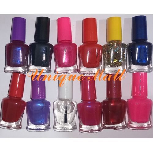 Nail Polish Set - 12 Mini Nail Polish Colours Kit