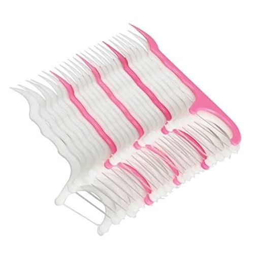 40Pcs Macromolecule Dental Floss ToothPicks