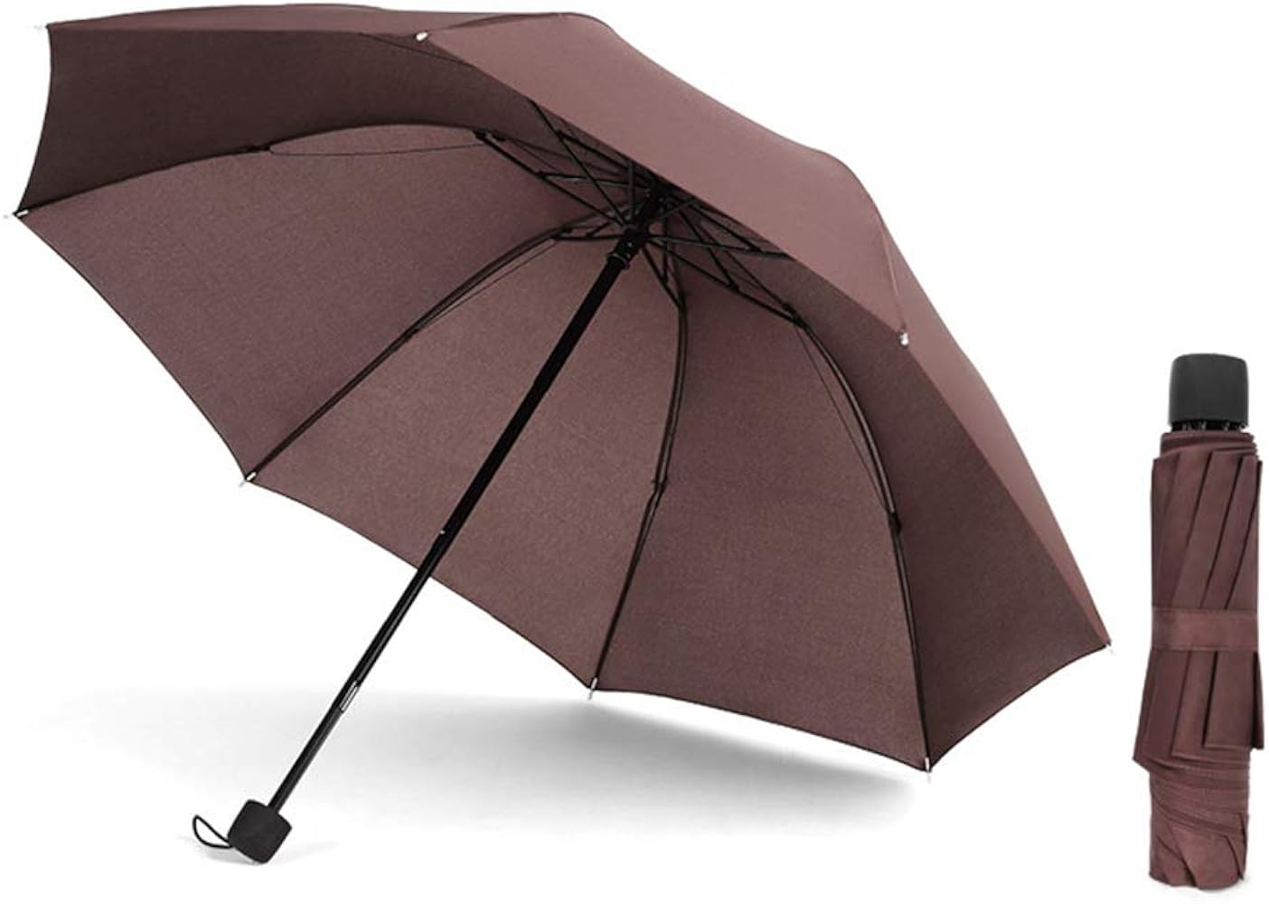 Unisex 3 Fold Umbrella For Rain & Sun Protection And Also Windproof | Double Layer Folding Portable Umbrella| Fancy And Portable Travel