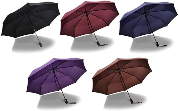 Unisex 3 Fold Umbrella For Rain & Sun Protection And Also Windproof | Double Layer Folding Portable Umbrella| Fancy And Portable Travel