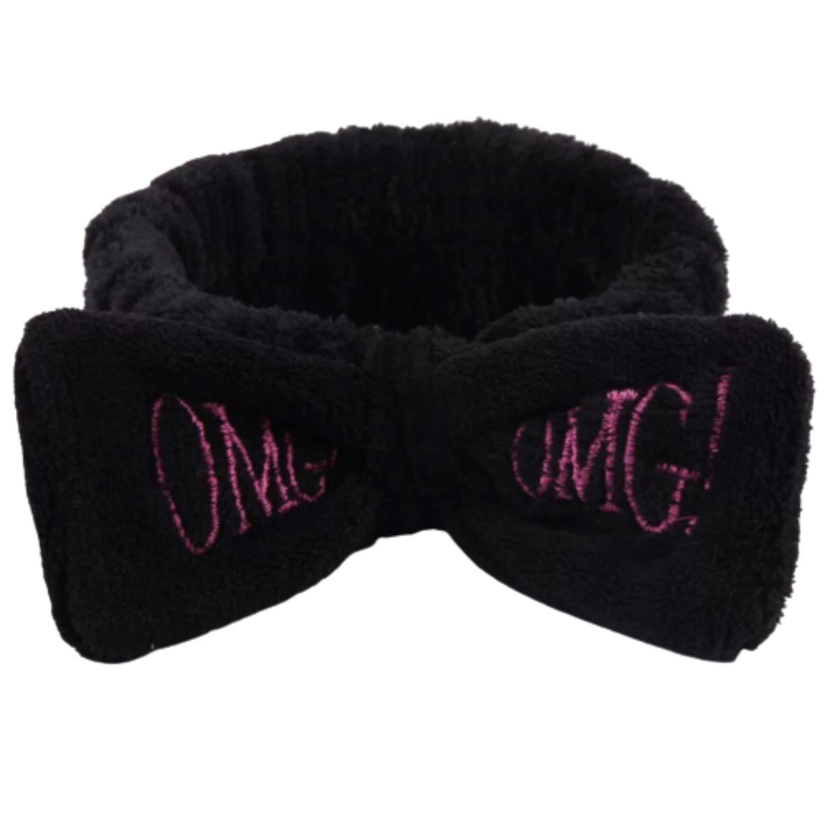 OMG!! Women Beauty Headbands - Microfiber Bowtie Headbands , Comfort to Wash Makeup Shower Facial Skincare Spa Thick Hair Band for Girls