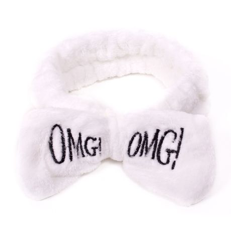 OMG!! Women Beauty Headbands - Microfiber Bowtie Headbands , Comfort to Wash Makeup Shower Facial Skincare Spa Thick Hair Band for Girls