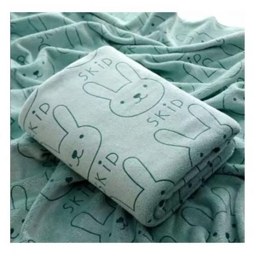 Baby Bath Towel 3Pcs Set  with Microfibre Print, Soft, Absorbent Towel Set for Daily Use, 70 x 140 cm + 36 x 74 cm + 25 x 25 cm