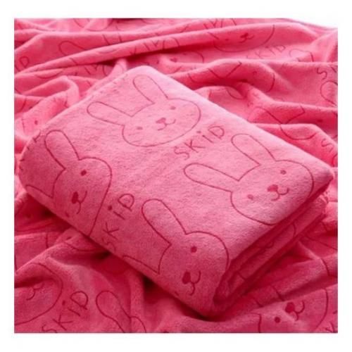 Baby Bath Towel 3Pcs Set  with Microfibre Print, Soft, Absorbent Towel Set for Daily Use, 70 x 140 cm + 36 x 74 cm + 25 x 25 cm