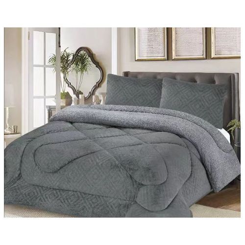 Super Warm Heavy Soft Woolen White Duvet Blanket - Fluffy White Duvet