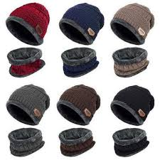 Fashion Winter Warm Beanie Hat & Scarf Set