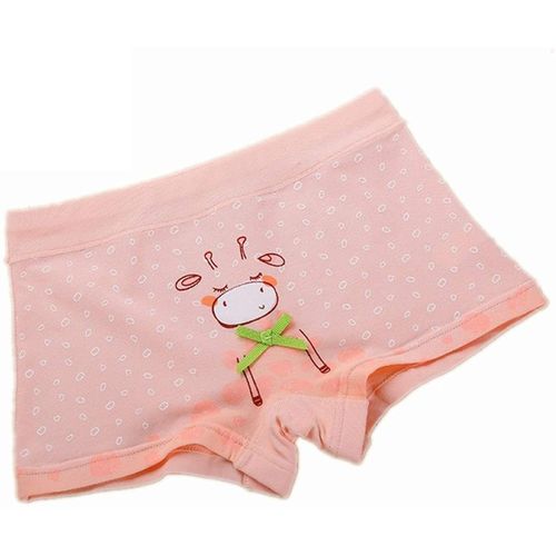 Girls' Boyshort Assorted Print Underwear Kids Panties Comfort Boxer Briefs Hot Pants Pack Of 6