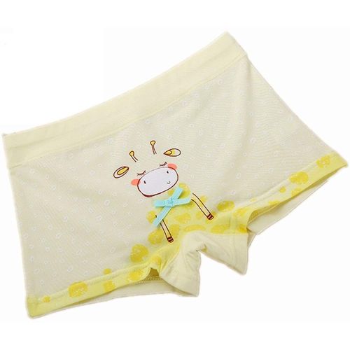 Girls' Boyshort Assorted Print Underwear Kids Panties Comfort Boxer Briefs Hot Pants Pack Of 6