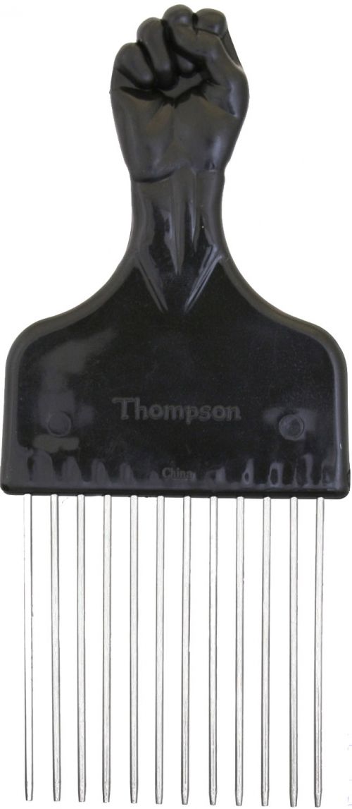 Fist Afro Metal Comb Wide Toothed Comb, Assorted Colours