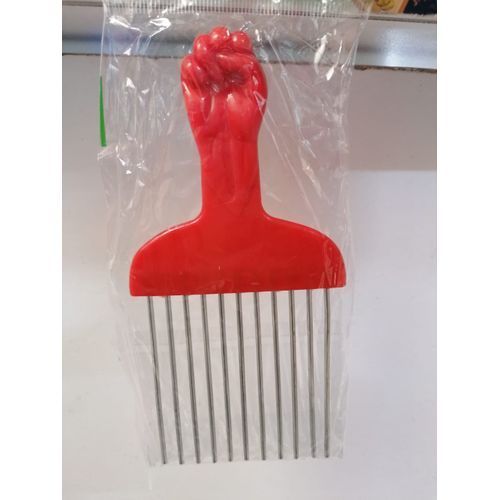 Fist Afro Metal Comb Wide Toothed Comb, Assorted Colours