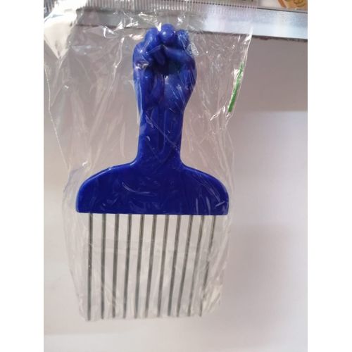 Fist Afro Metal Comb Wide Toothed Comb, Assorted Colours