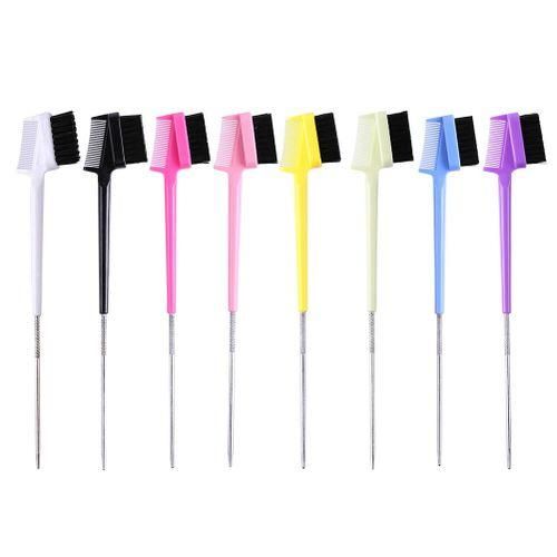 3-in-1 Edge Brush And Comb With Pintail - Assorted Colour