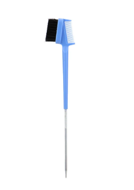 3-in-1 Edge Brush And Comb With Pintail - Assorted Colour