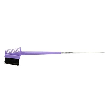 3-in-1 Edge Brush And Comb With Pintail - Assorted Colour