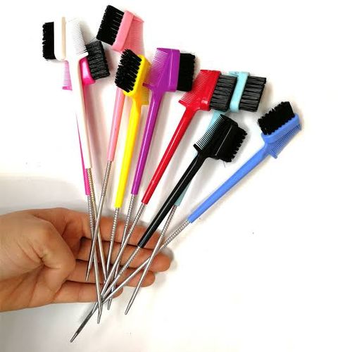 3-in-1 Edge Brush And Comb With Pintail - Assorted Colour