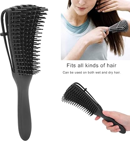 Silicone Detangling Brush, Curly Hair Detangling Comb, Hair Detangler For Natural Hair