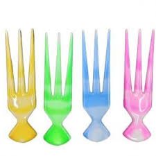 3Pcs Hair Parting Combs - Wide 3 Teeth Hair Pick, Hair Undo Afro Combs