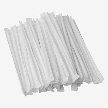Jumbo Clear Milkshake Straws Individually Wrapped, 100 Pack, Extra Wide Smoothie Disposable Fat Boba Tea Straw, BPA Free, Extra Durable Restaurant Quality