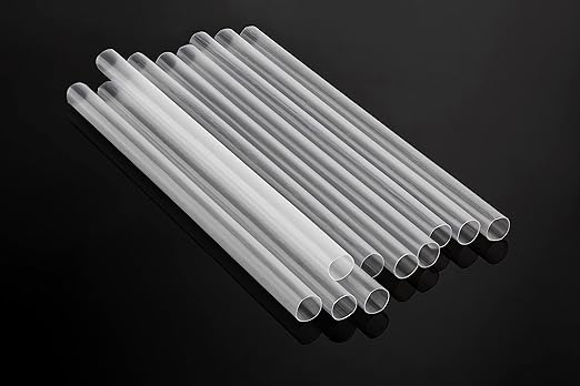 Jumbo Clear Milkshake Straws Individually Wrapped, 100 Pack, Extra Wide Smoothie Disposable Fat Boba Tea Straw, BPA Free, Extra Durable Restaurant Quality
