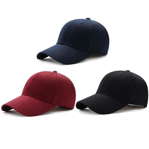 Baseball Caps, 100% Cotton Dad Hat, Adjustable Fits Solid Plain Baseball Hat, Classic Unisex Adult Ball Hat for Men Women Set of 3