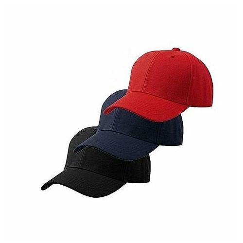 Baseball Caps, 100% Cotton Dad Hat, Adjustable Fits Solid Plain Baseball Hat, Classic Unisex Adult Ball Hat for Men Women Set of 3