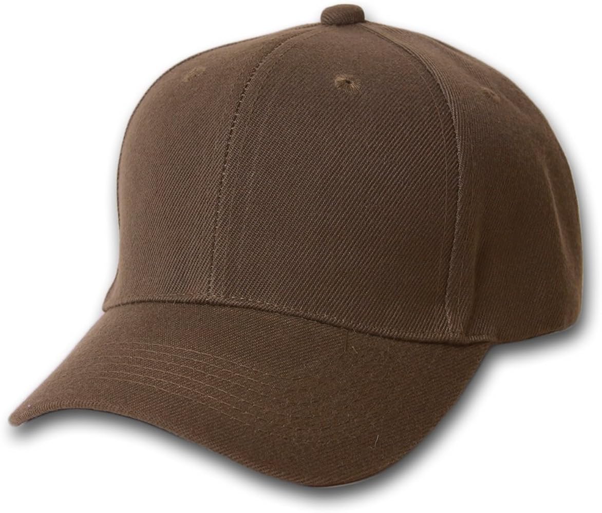 Baseball Caps, 100% Cotton Fit Solid Plain Colour Baseball Hat, Classic Unisex Adult Ball Hat for Men Women
