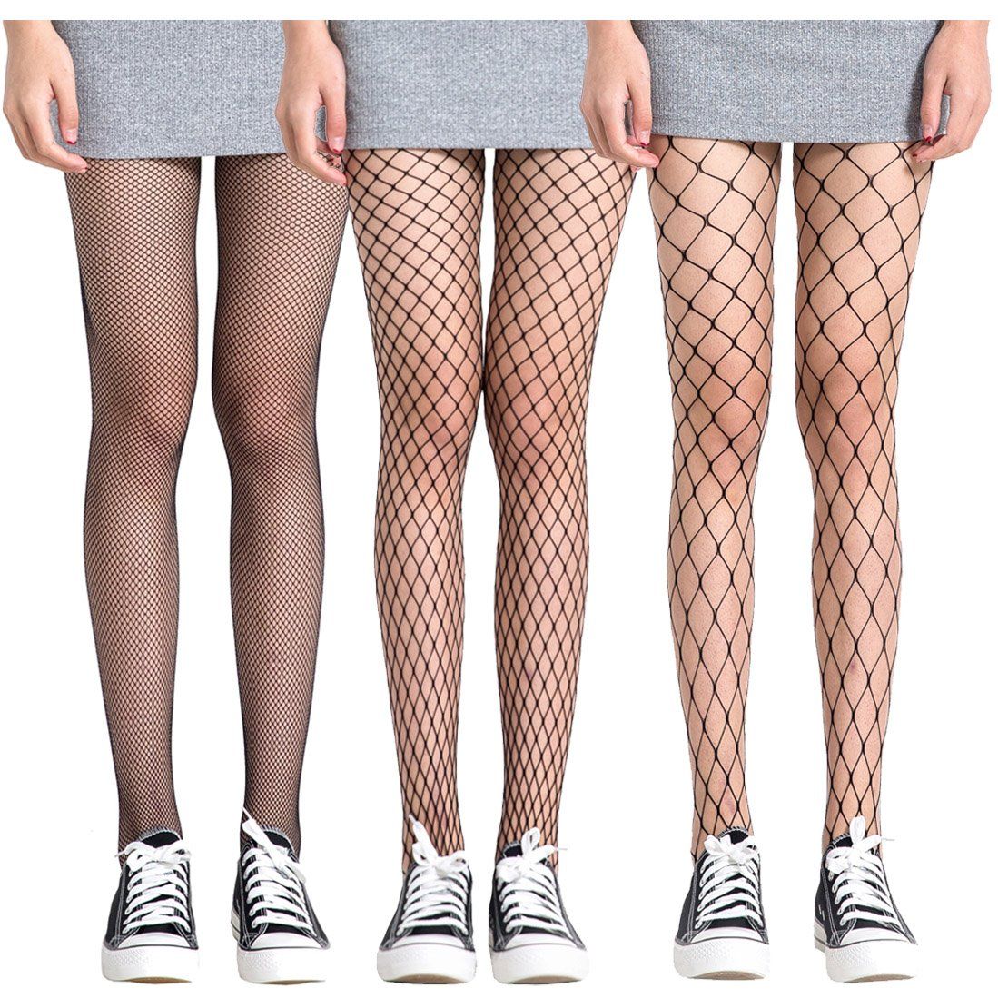 3 Pairs Fishnet Stockings Sexy Black Leggings for Women Stockings for Women Innerwear Black Stockings Pantyhose Tights opaque net