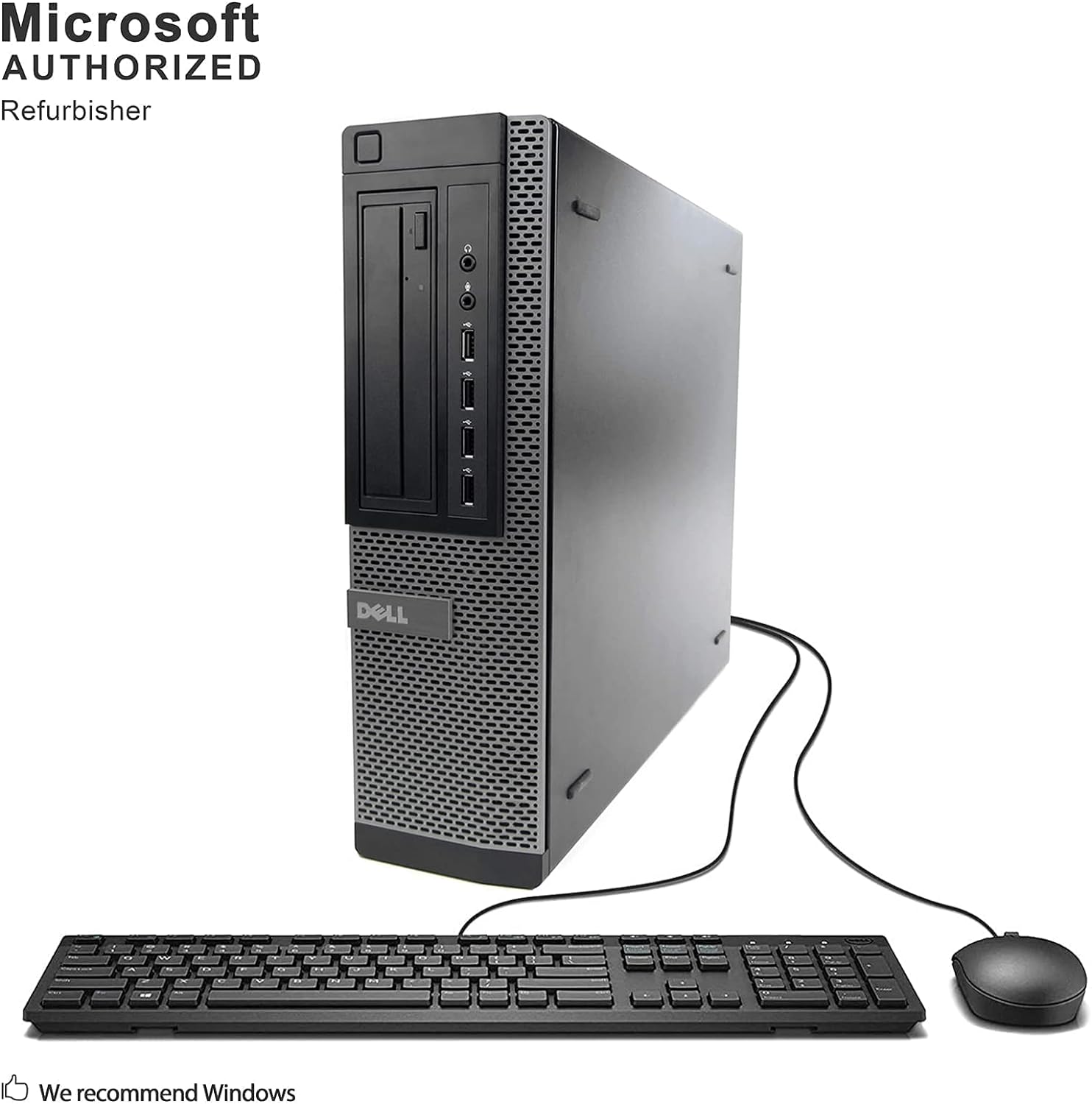 Dell Optiplex 7010 Business Desktop Computer Intel Quad Core i5-3470 3.2GHz, 16GB RAM, 2TB HDD, USB 3.0, DVDRW, Windows 10 Professional (Renewed)