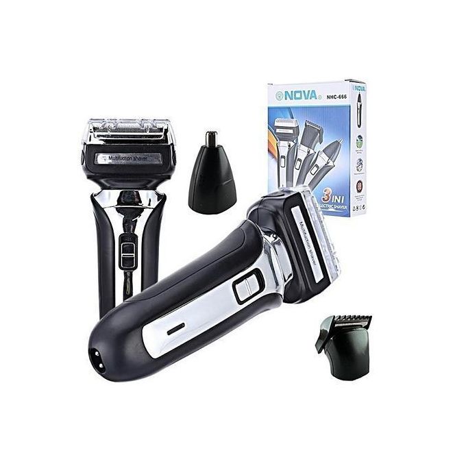 Nova 3in1 Rechargeable Nose Trimmer Set With Electric Hair Shaver