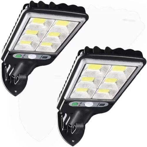 2 Pack Solar Street Lights Security Light Motion Sensor Lamp