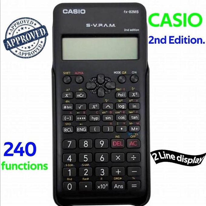 Casio FX-82MS KNEC APPROVED SECONDARY CALCULATOR