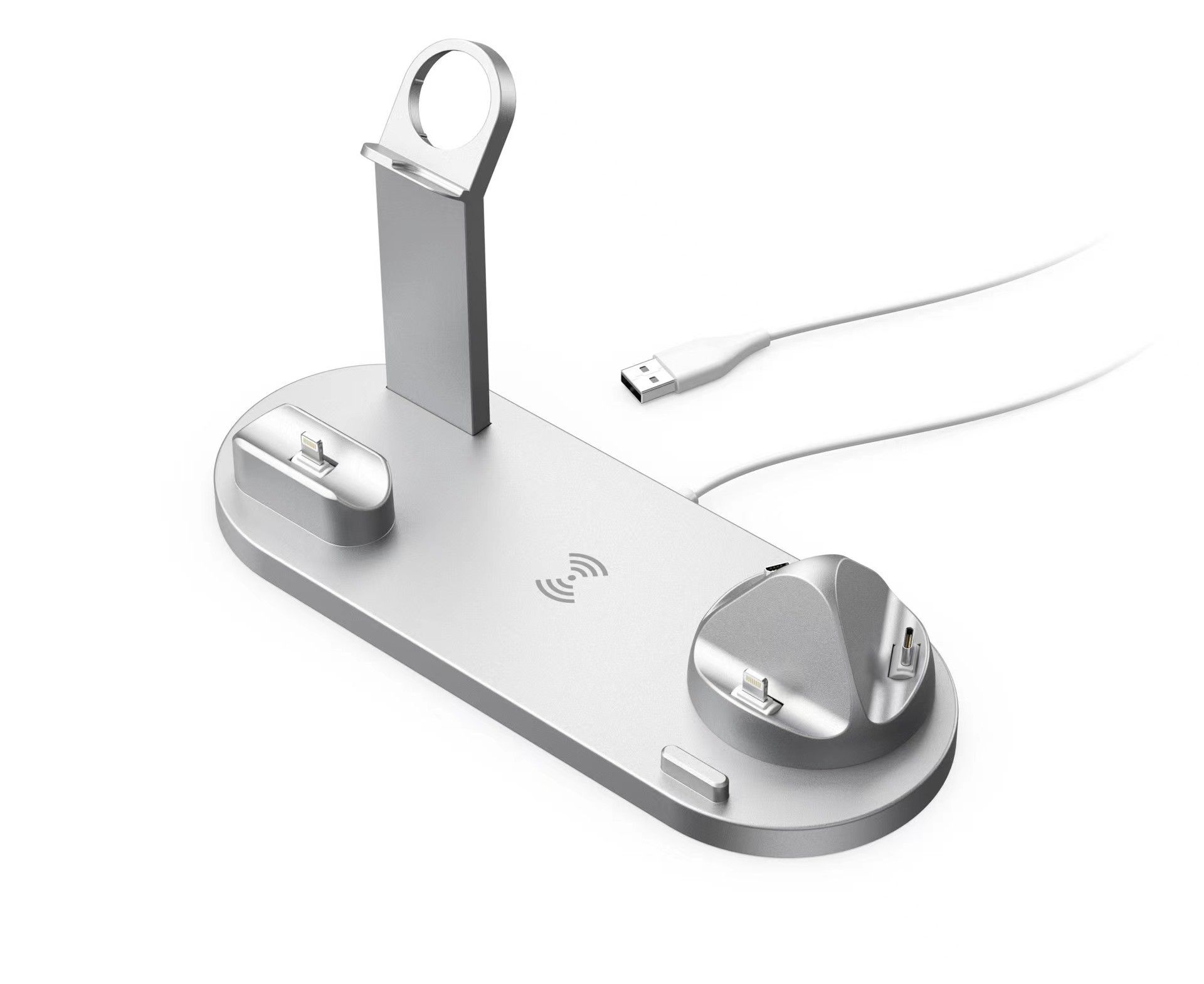 4 in 1 Wireless Charger Stand Pad For iPhone 14 13 12 X Apple Watch Qi Fast Charging Dock Station for Airpods Pro iWatch 7 6