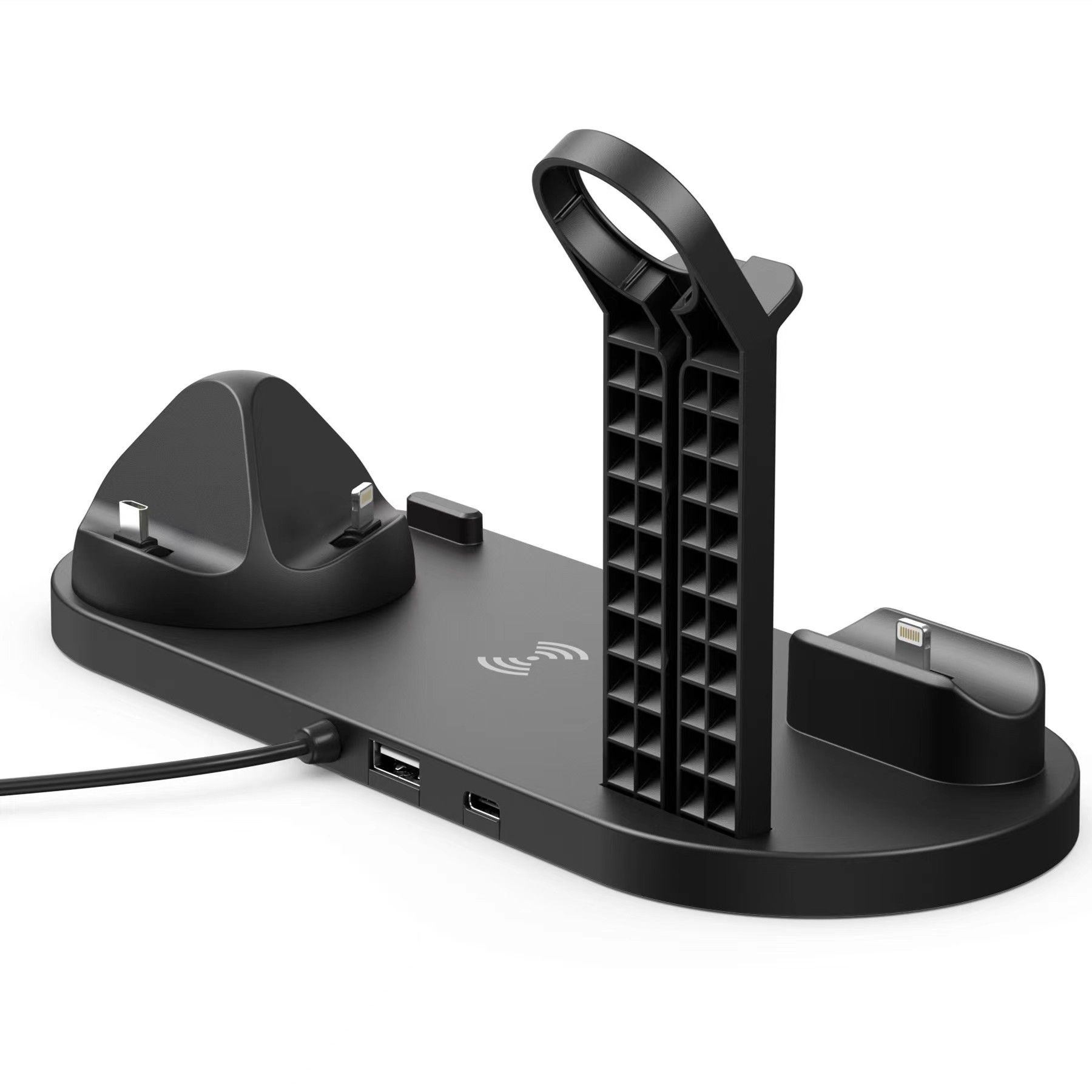 4 in 1 Wireless Charger Stand Pad For iPhone 14 13 12 X Apple Watch Qi Fast Charging Dock Station for Airpods Pro iWatch 7 6