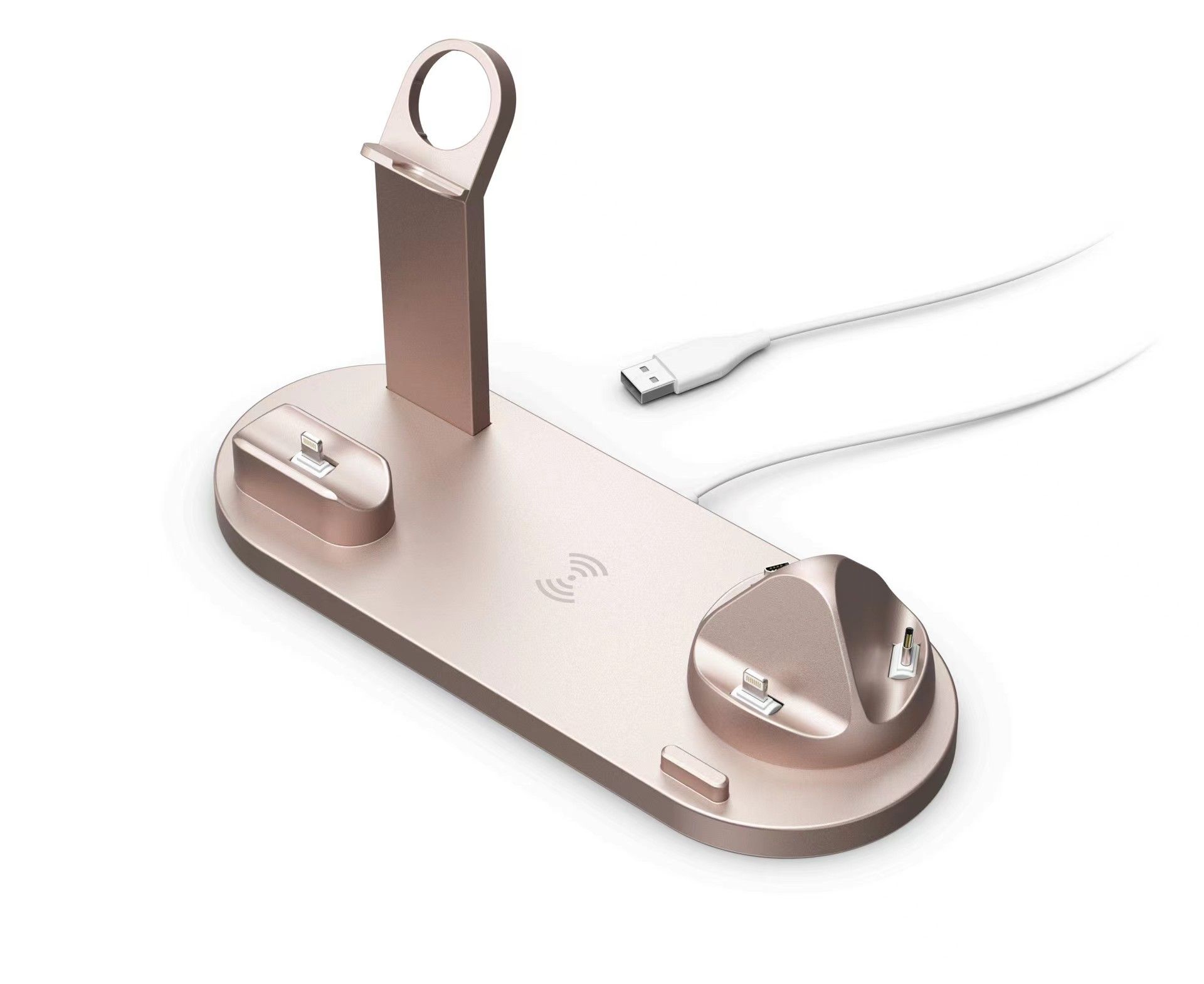 4 in 1 Wireless Charger Stand Pad For iPhone 14 13 12 X Apple Watch Qi Fast Charging Dock Station for Airpods Pro iWatch 7 6