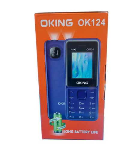 (ON OFFER) NEW OKING OK124 1.77" SCREEN KABAMBE/KATULULU/FEATURE PHONE/MULIKA MWIZI WIRELESS FM CAMERA BRIGHT TOUCH BATTERY CAPACITY 1000MAH DUAL SIM MOBILE PHONE