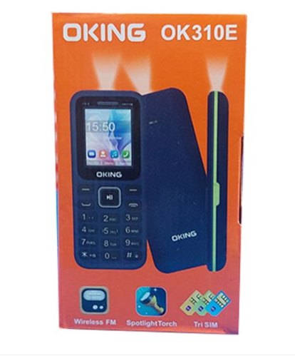 (ON OFFERS) OKING OK310 1.77" SCREEN KABAMBE/KATULULU/BUTTON PHONE WIRELESS FM CAMERA BRIGHT TOUCH 1000MAH DUAL SIM CARD