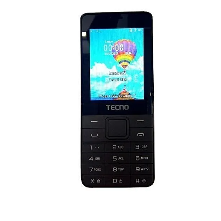 TECNO T372 2.4" TRIPPLE SIM 3-THREE SIM CARD SLOT FEATURE/BUTTON PHONE KABAMBE KATULULU MOBILE PHONE DURABLE BATTERY 500MAH FM RADIO LOUD SPEAKER CAMERA BLUETOOTH