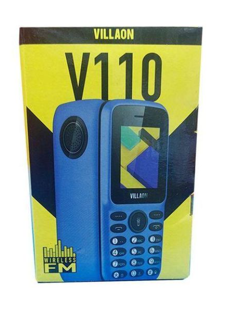 VILLAON V110 KABAMBE/KATULULU/MULIKA MWIZI 2-DUAL SIM CARD WIRELESS FM,BRIGHT TOUCH,FACEBOOK,1000MAH TWO SIM CARD SLOT BLUETOOTH CHEAP AND HIGH QUALITY  FEATURE PHONE