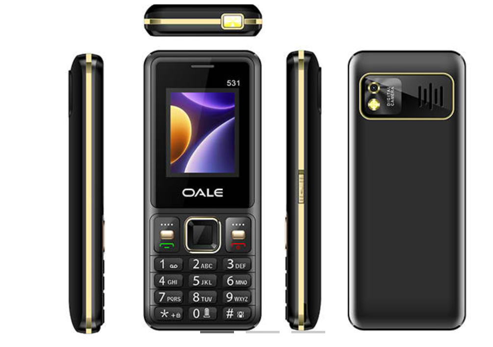 NEW OALE 531 FEATURE PHONE KABAMBE DUAL SIM CARD TWO SIM CARD SLOT HIGH CAPACITY BATTERY LOUND SPEAKER HIGH QUALITY CAMERA