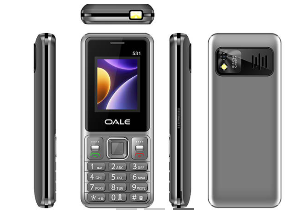 NEW OALE 531 FEATURE PHONE KABAMBE DUAL SIM CARD TWO SIM CARD SLOT HIGH CAPACITY BATTERY LOUND SPEAKER HIGH QUALITY CAMERA