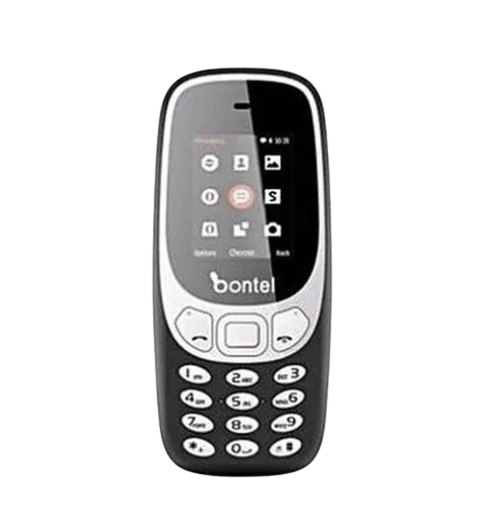 NEW ORIGINAL BONTEL 3310 1.77" DISPLAY FM RADIO 1000 MAH BATTERY KABAMBE/KATULULU/MULIKA MWIZI CHEAP FEATURE PHONE