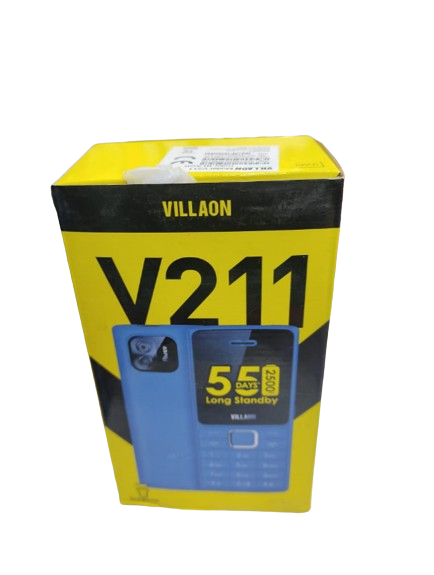 (ON OFFER) VILLAON V211 DUAL SIM LONG STANDBY BATTERY 2500MAH REAR CAMERA BRIGHT TOUCH KABAMBE KATULULU MULIKA MWIZI FEATURED PHONE.