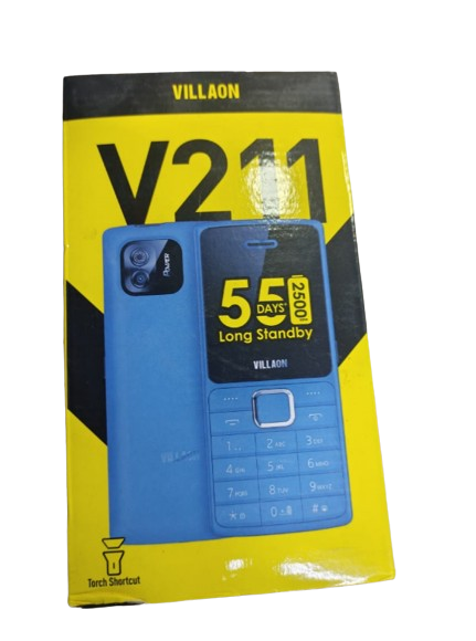 (ON OFFER) VILLAON V211 DUAL SIM LONG STANDBY BATTERY 2500MAH REAR CAMERA BRIGHT TOUCH KABAMBE KATULULU MULIKA MWIZI FEATURED PHONE.